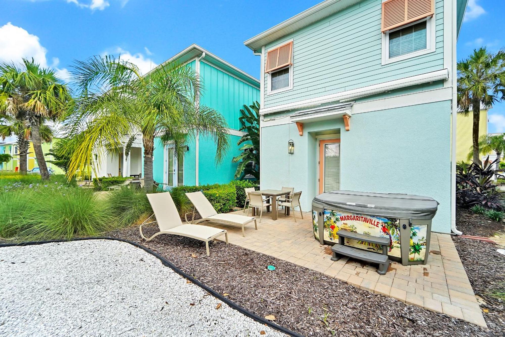 Tequila Sunrise Cottage With Private Hot Tub Near Disney With Margaritaville Resort Island H2O Access - 8008Dr Orlando Bagian luar foto